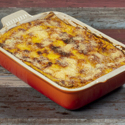 Lasagne zucca e salsiccia
