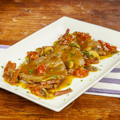 Scaloppine alla pulcinella