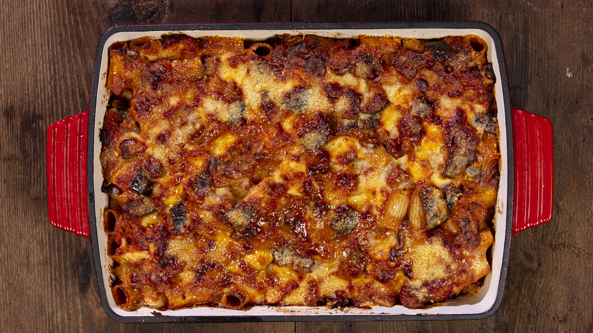 Pasta al forno melanzane e scamorza