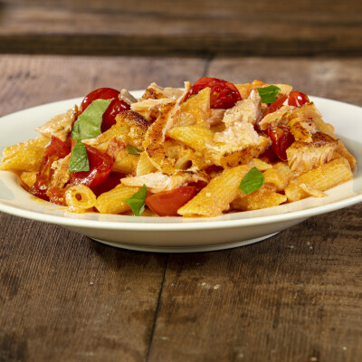 Pasta al salmone fresco