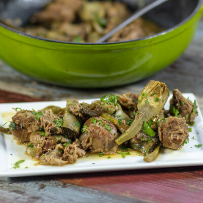 Agnello e carciofi