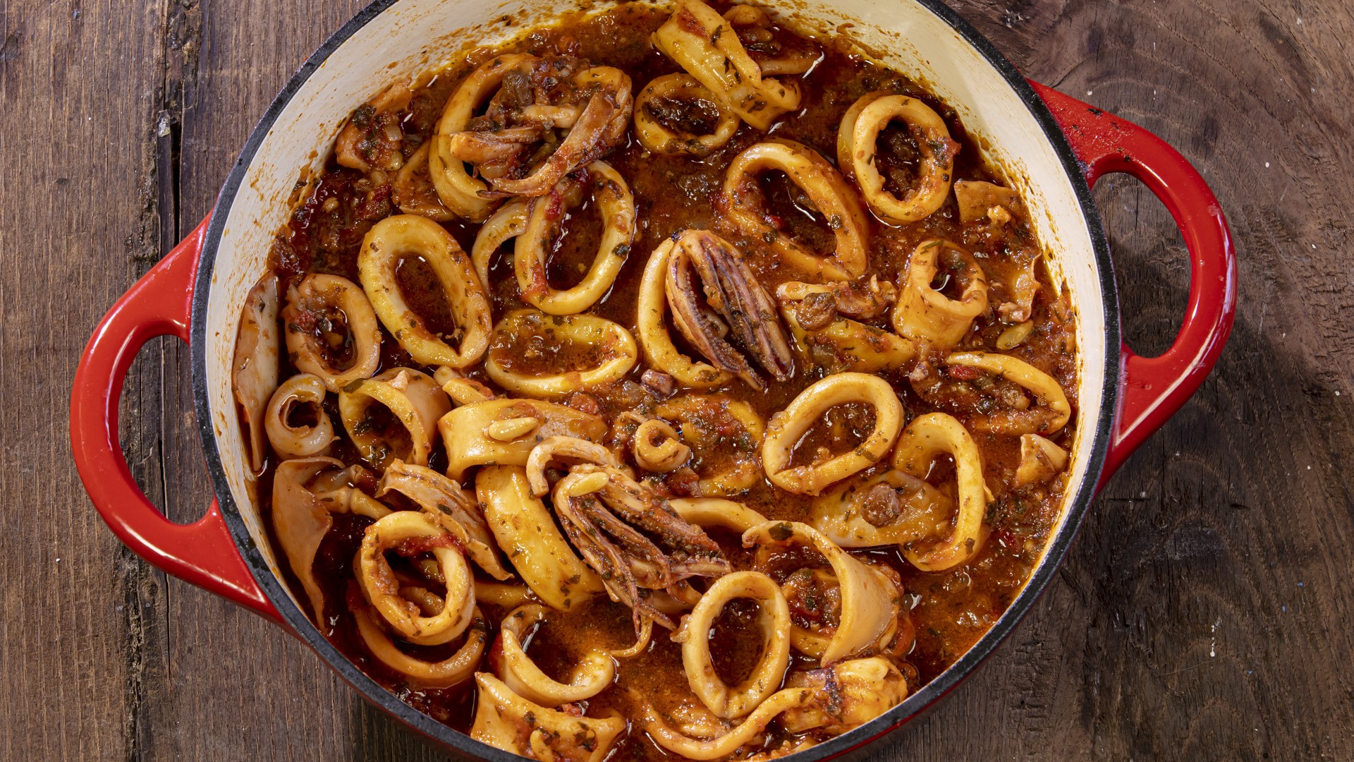 Calamari in tegame