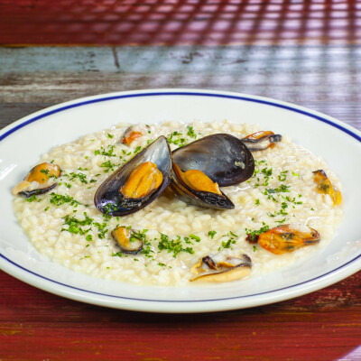 Risotto con le cozze