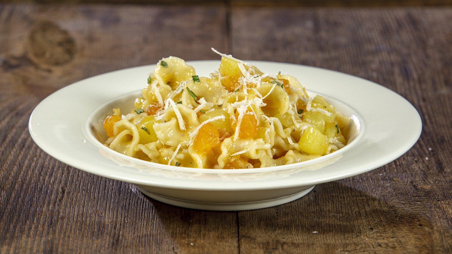 Pasta zucca e patate