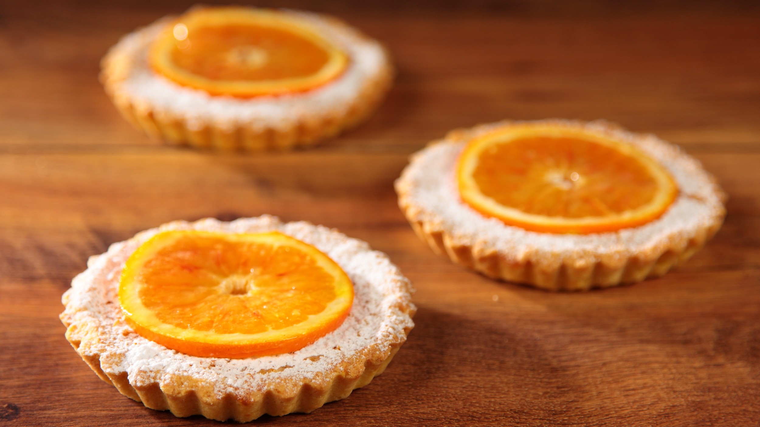 Tartellette all'arancia