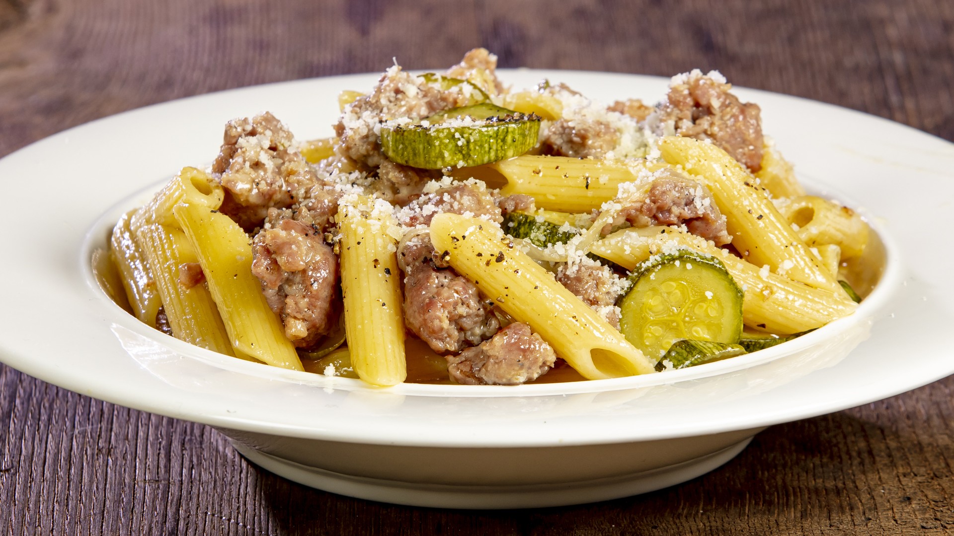 Pasta salsiccia e zucchine