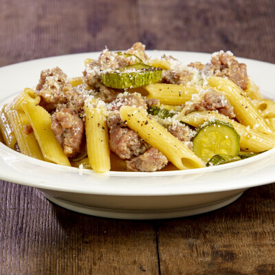 Pasta salsiccia e zucchine
