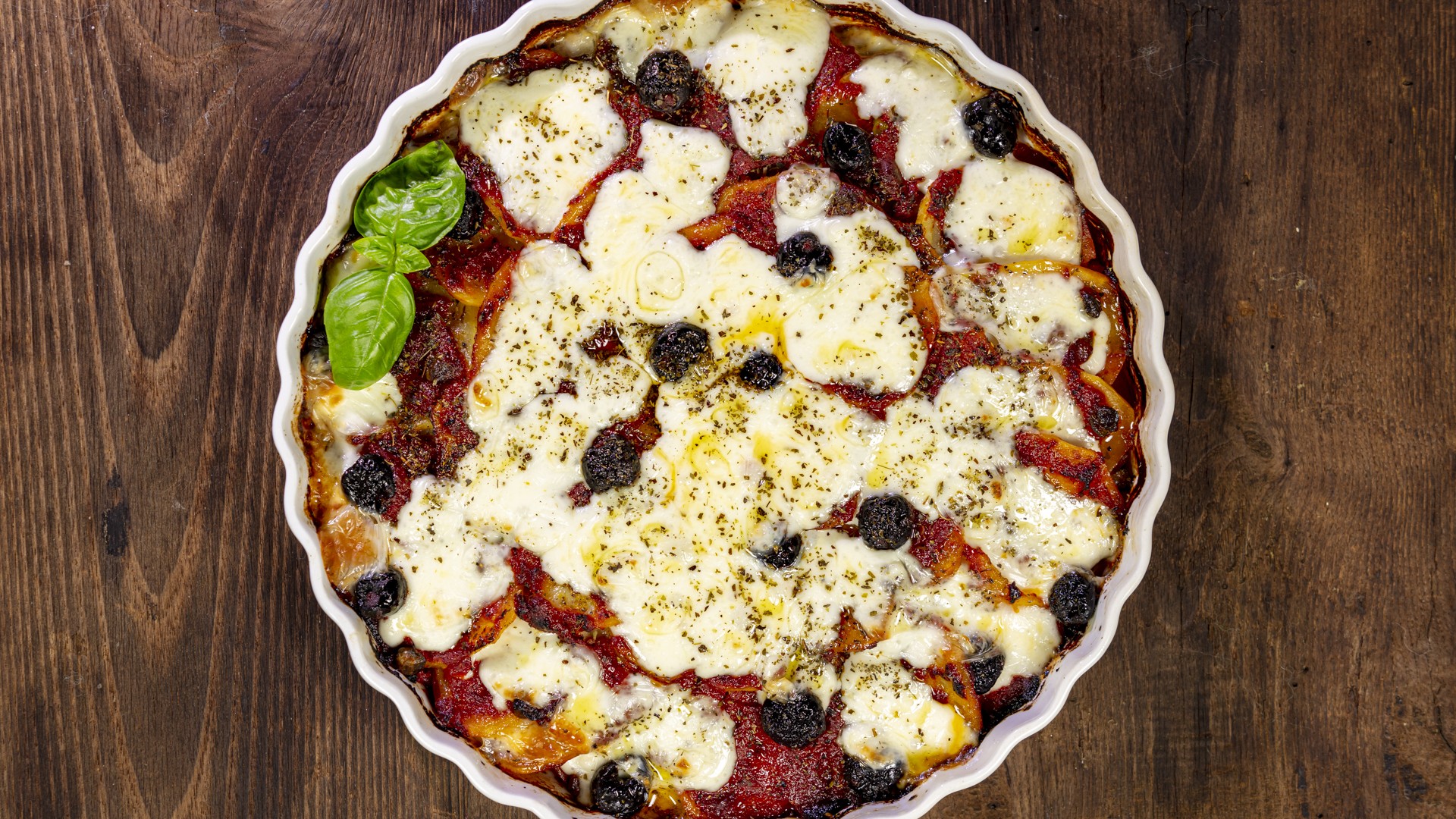 Tortino di patate alla pizzaiola