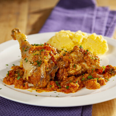 Pollo in tecia
